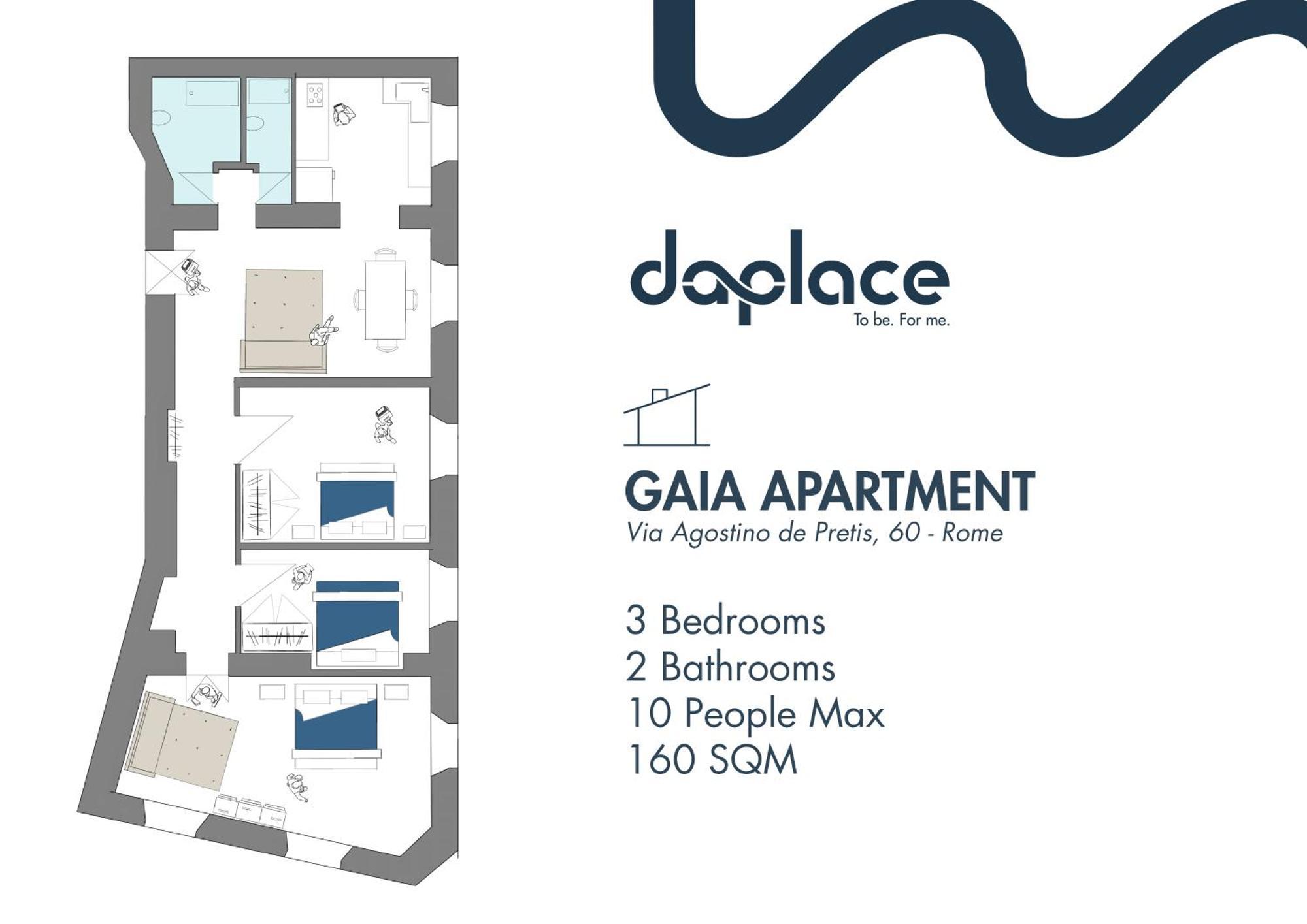Daplace - Gaia Apartment Rome Luaran gambar